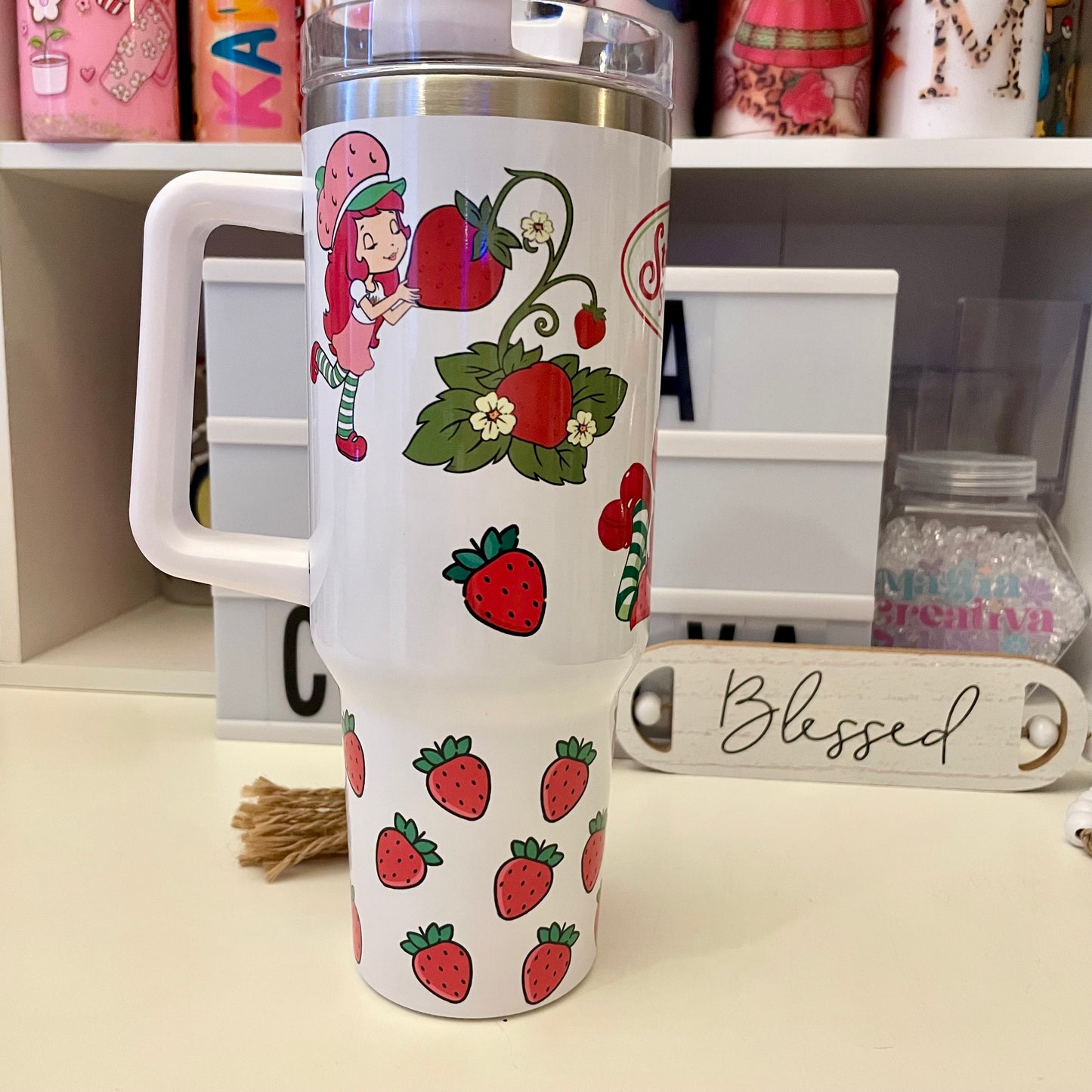 Strawberry C 40oz Tumbler