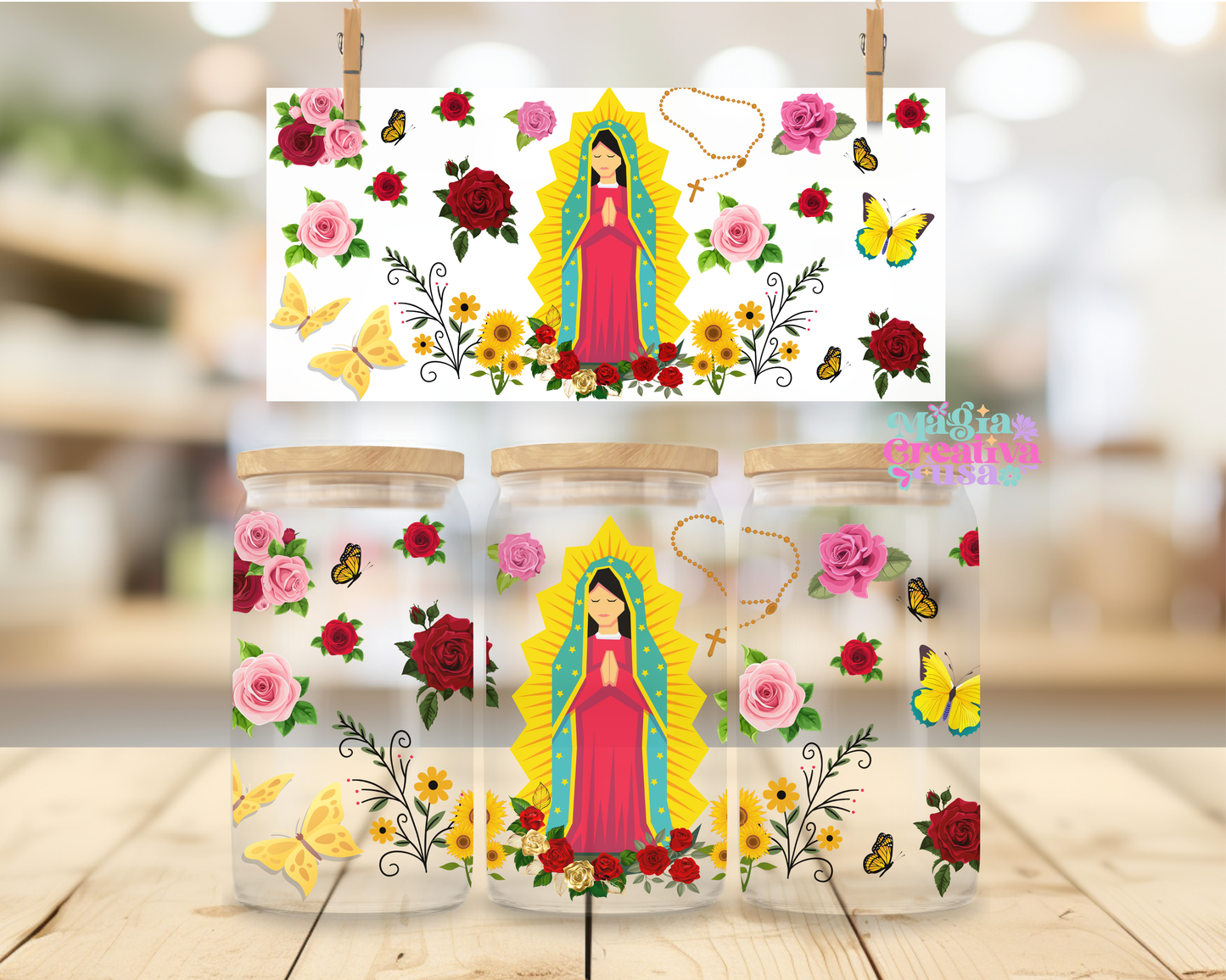 Virgen uvdtf wrap