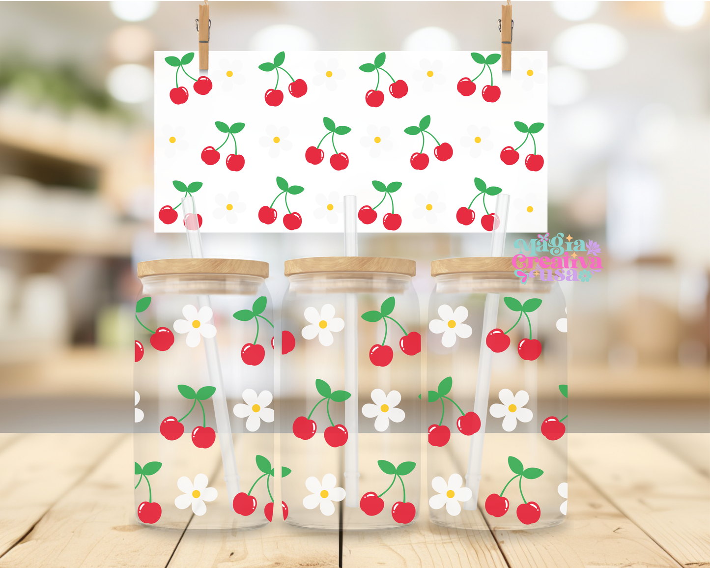 Cherries uvdtf wrap