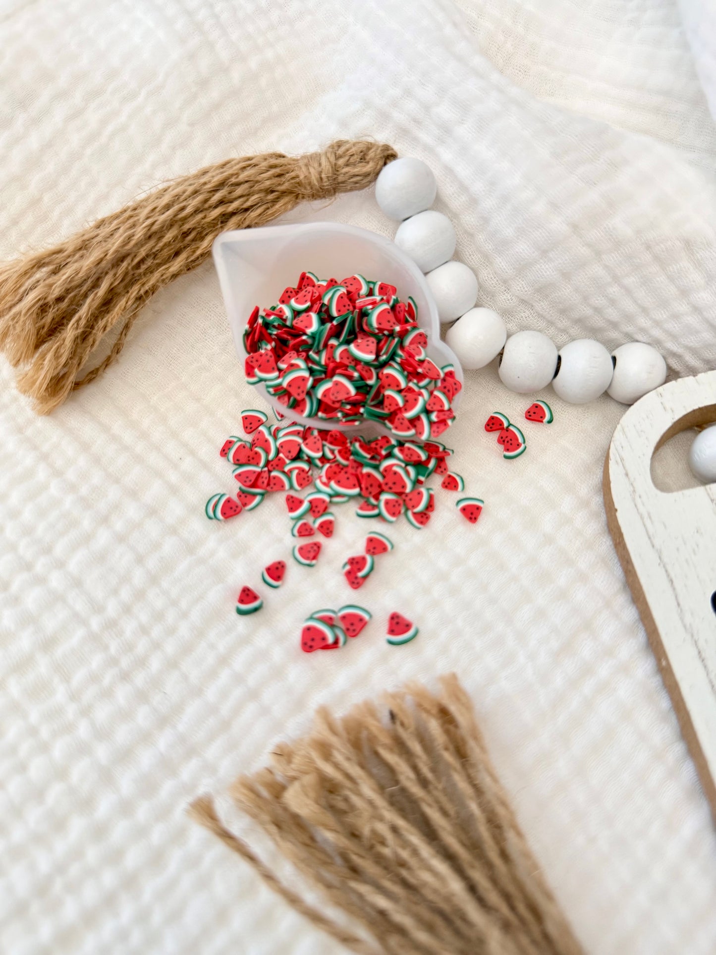 Polymer clay watermelon