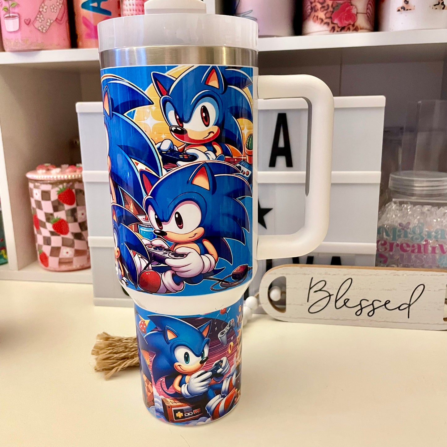 Spike hair 20oz Tumbler