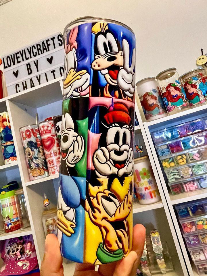 Club House inspired Puffy 20oz Tumbler