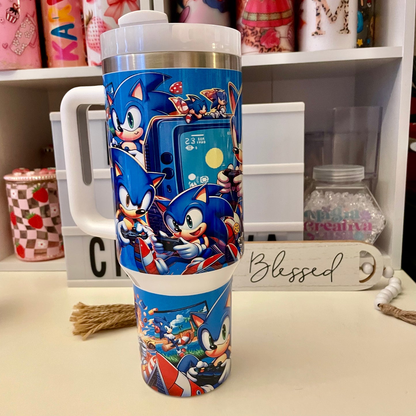 Spike hair 20oz Tumbler