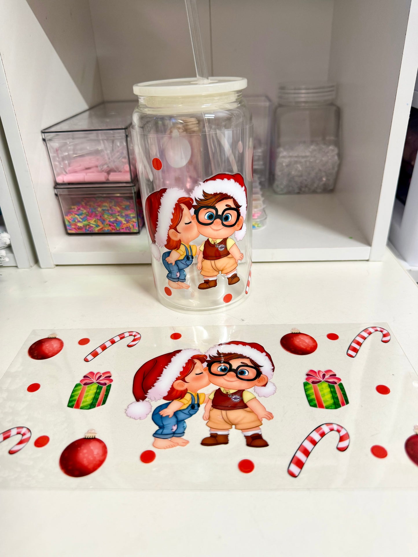 Up Christmas uvdtf wrap