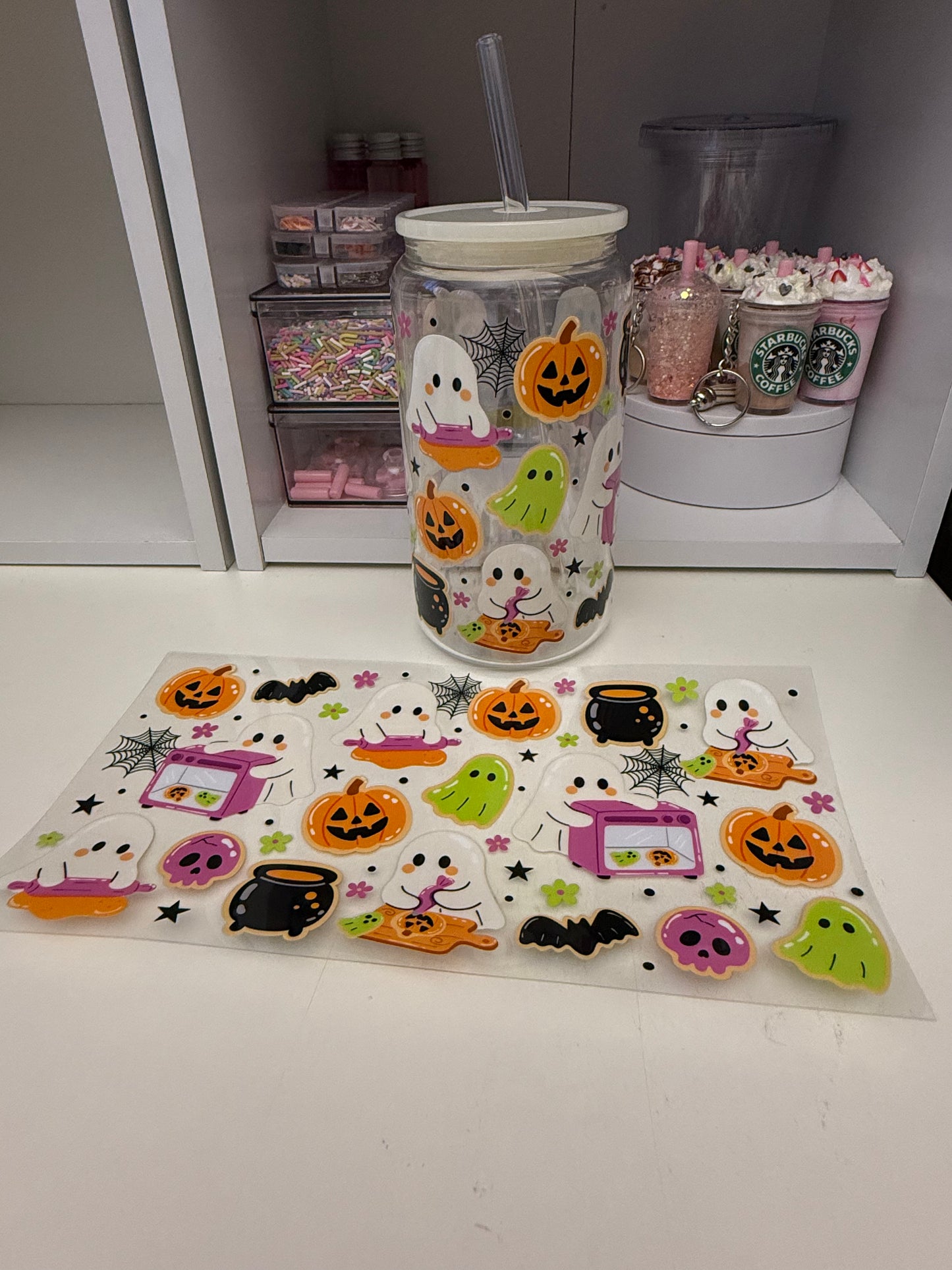 ghost and friends uvdtf wrap