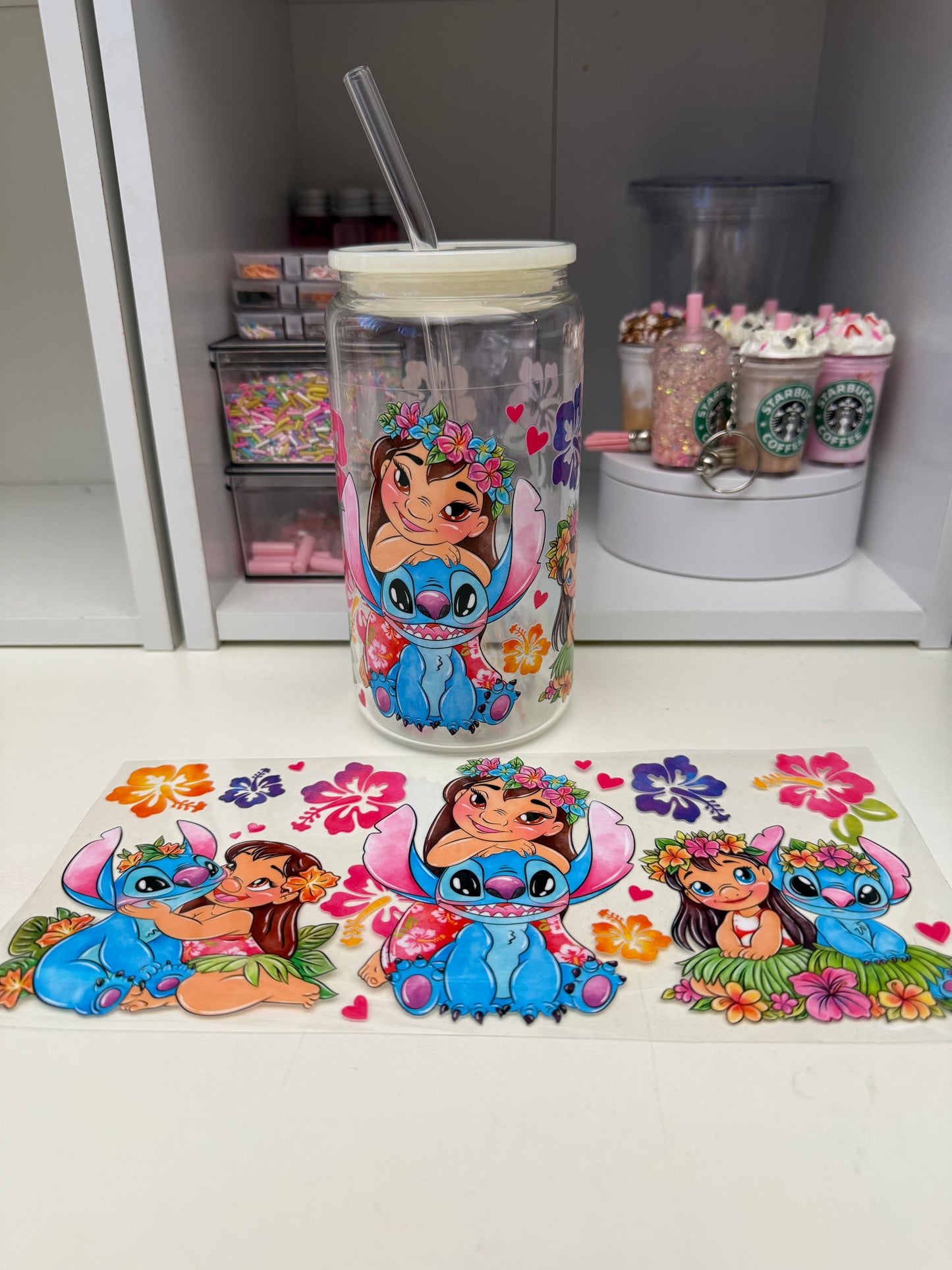 Lilo & Stitch uvdtf wraps 16oz.