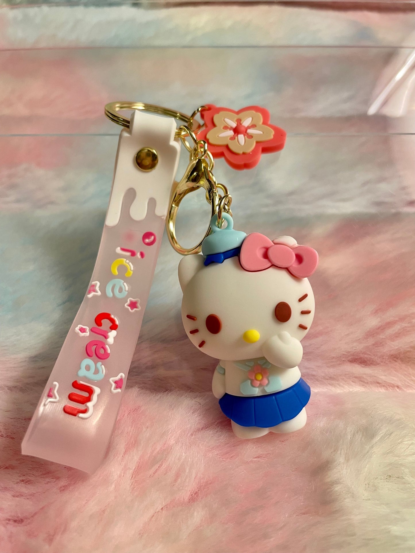 HK blue Keychain
