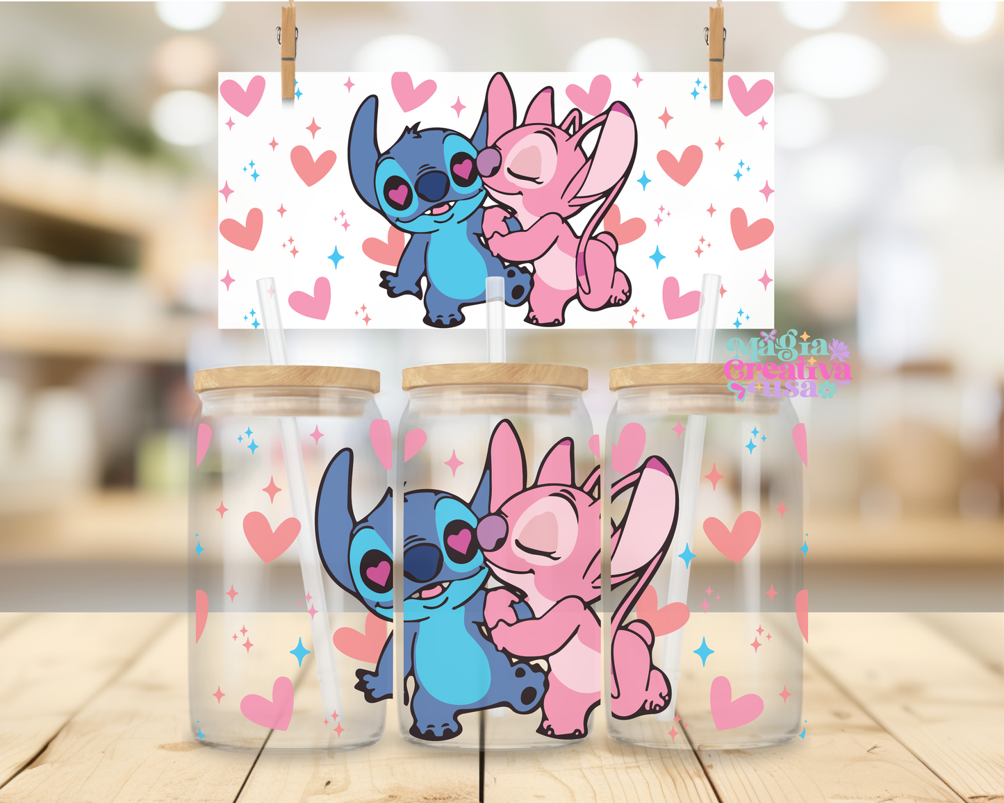 Pink&blue Stit.. uvdtf wrap