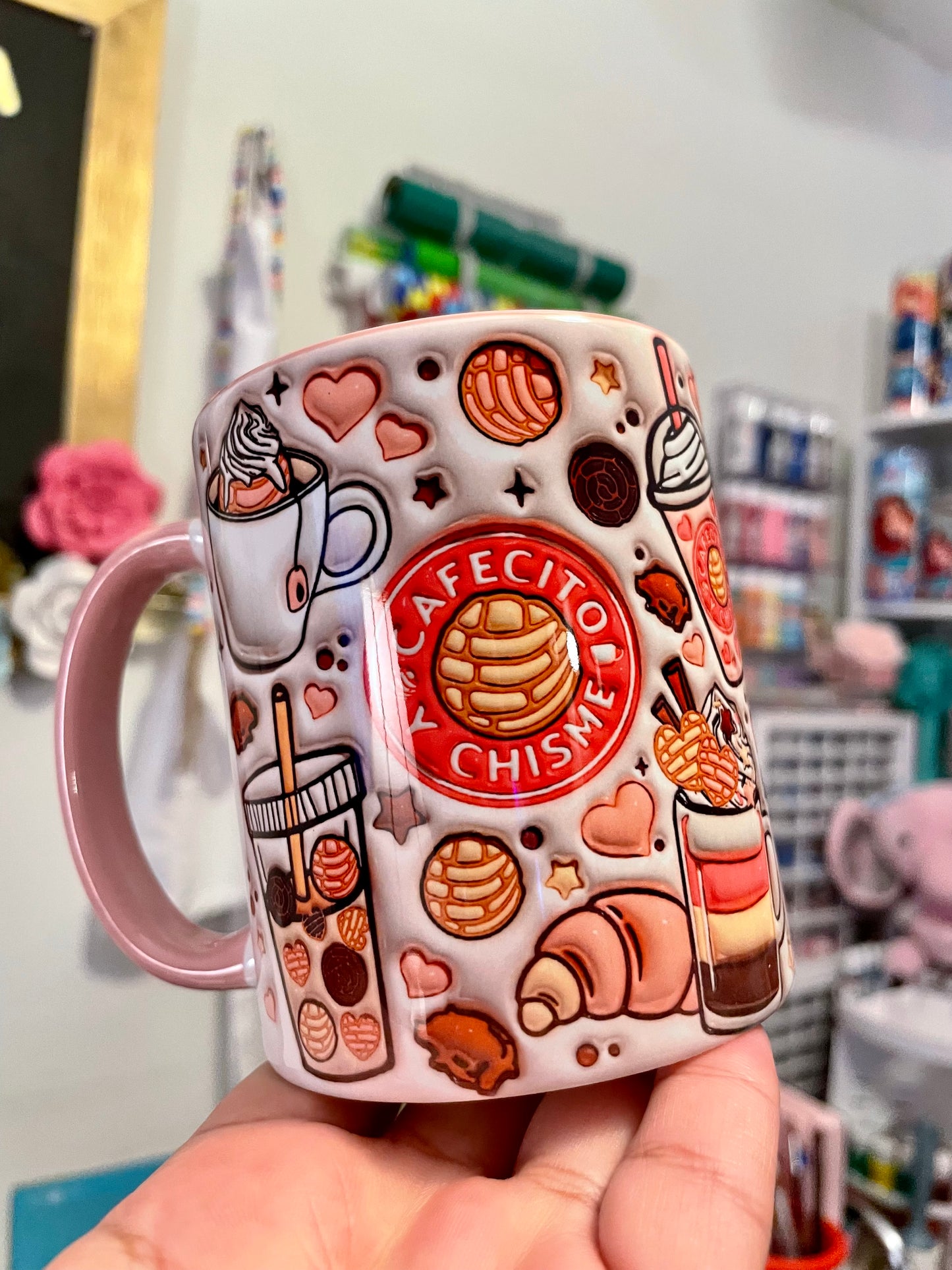Cafecito y Chisme Mug 11 oz.