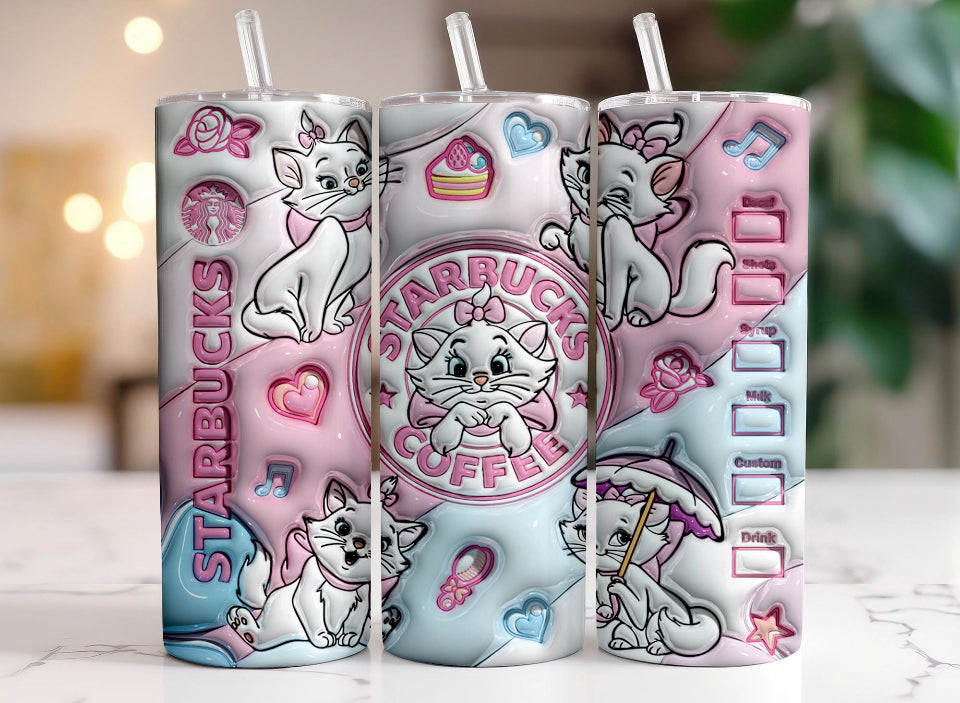 Gatita Marie tumbler 20oz.