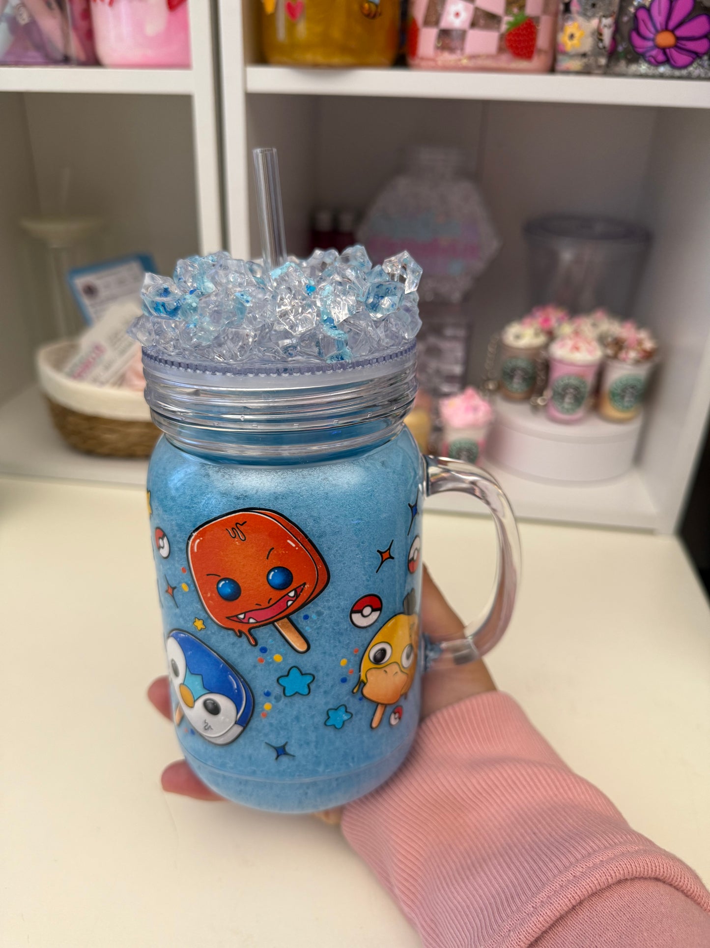Popsicle Slushy jar.