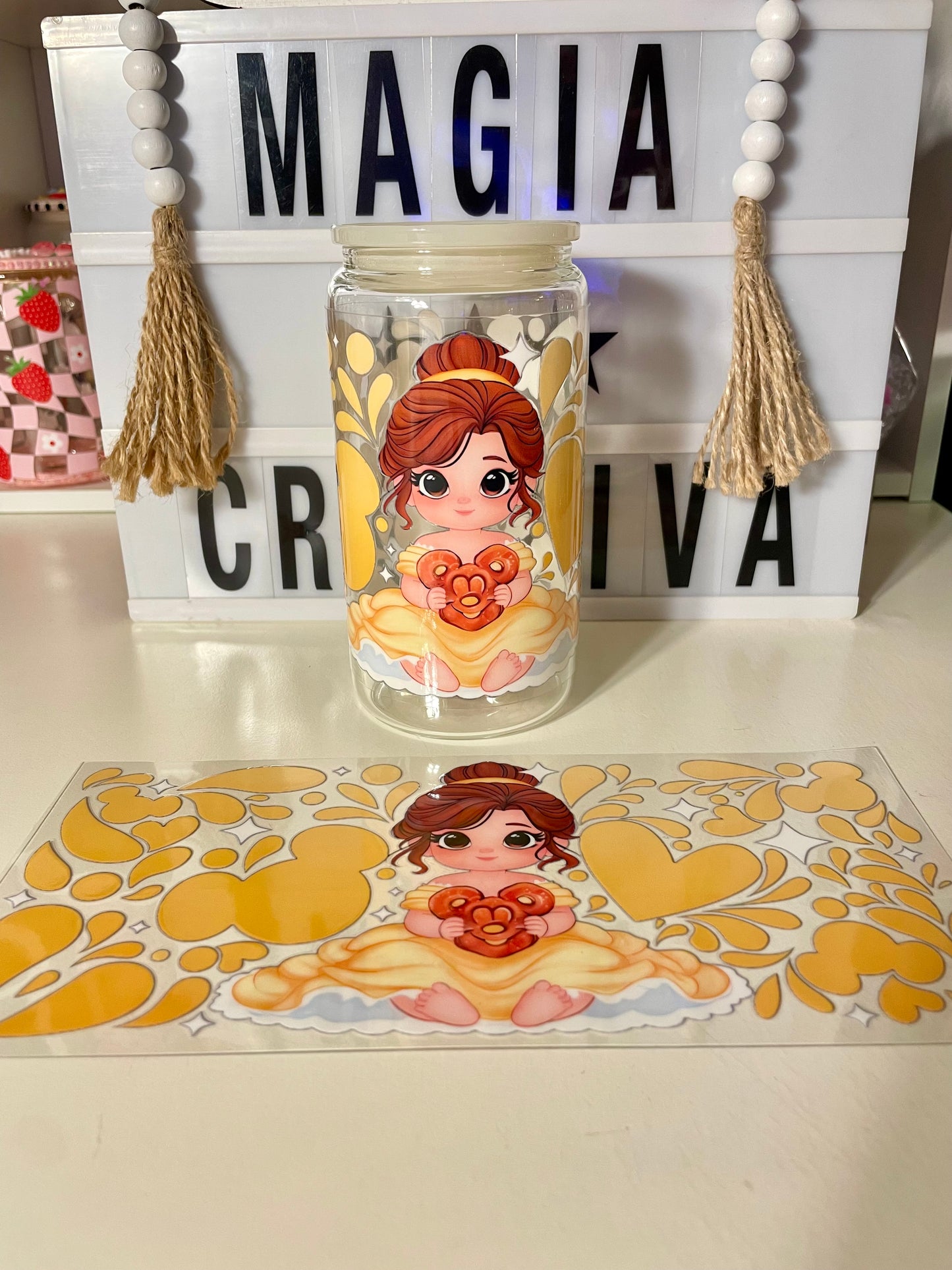 Yellow B uvdtf wraps