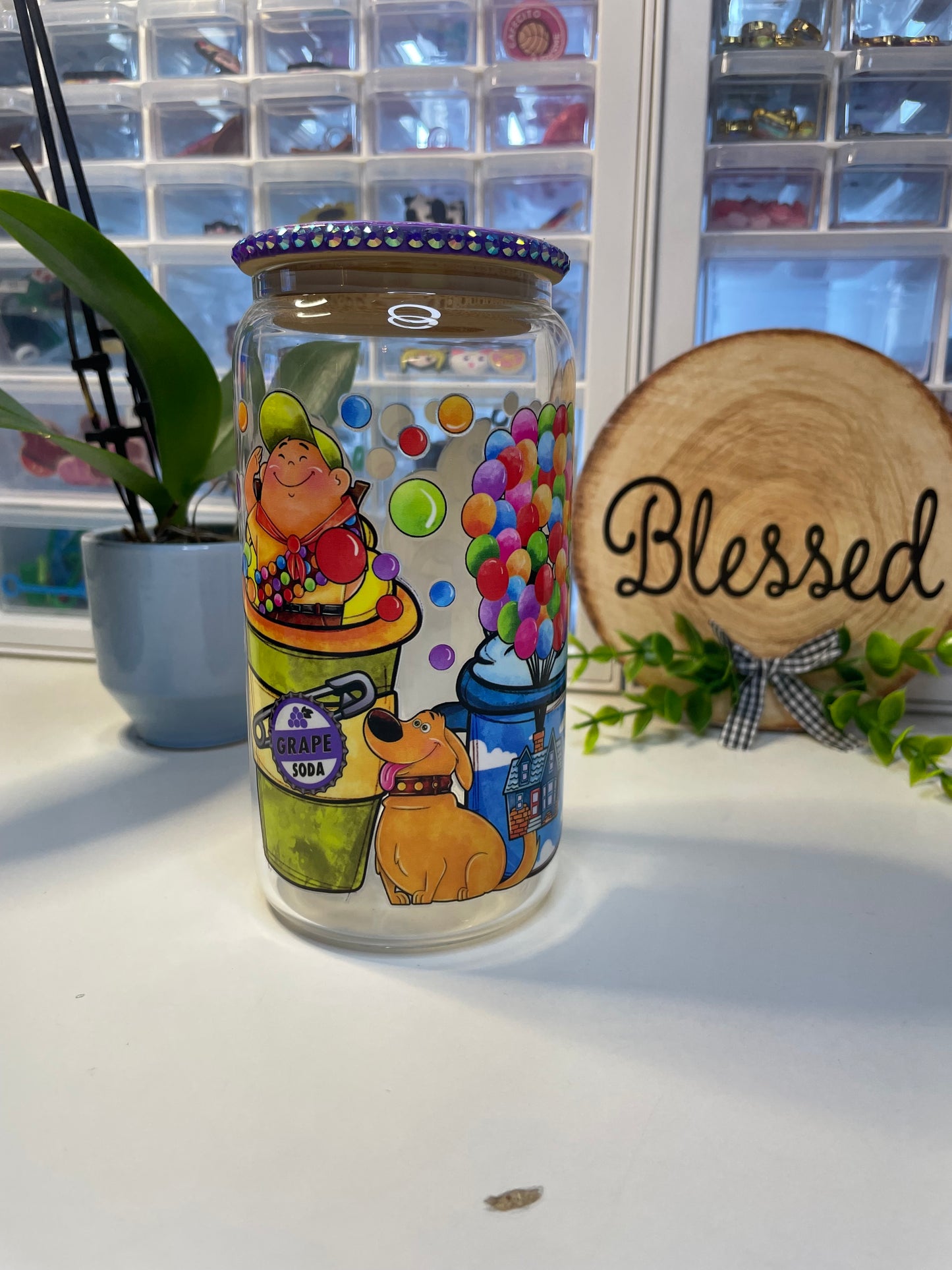 Up can glass 16 oz.