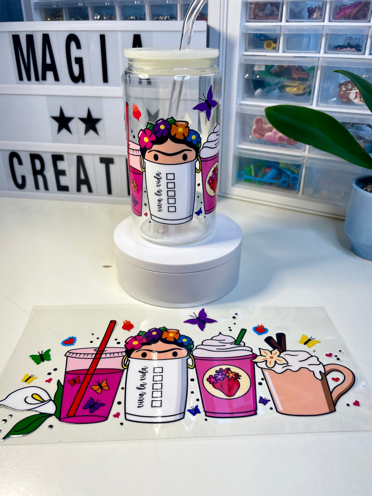 Vive la vida uvdtf wrap 16oz.