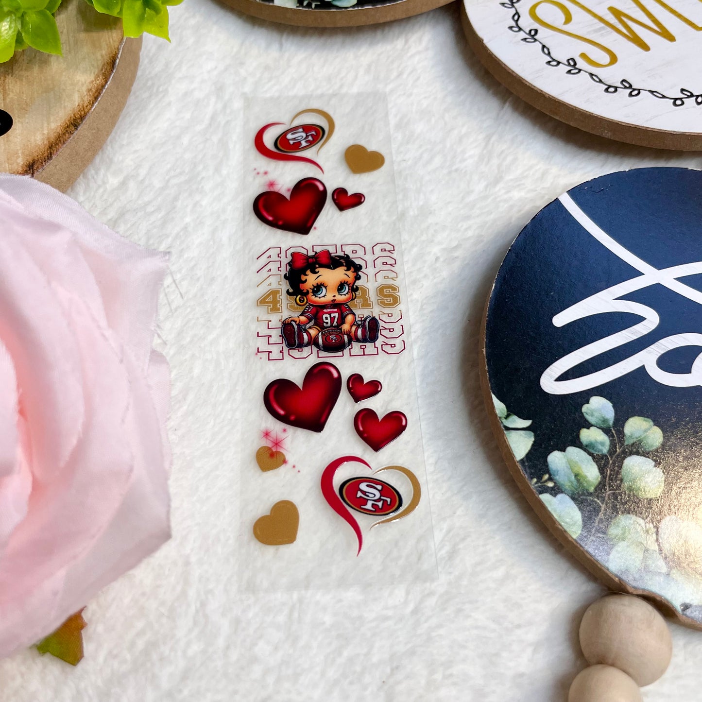 Betty boob 49ERS uvdtf pen wraps