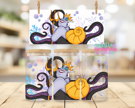 Octopus queen uvdtf wrap