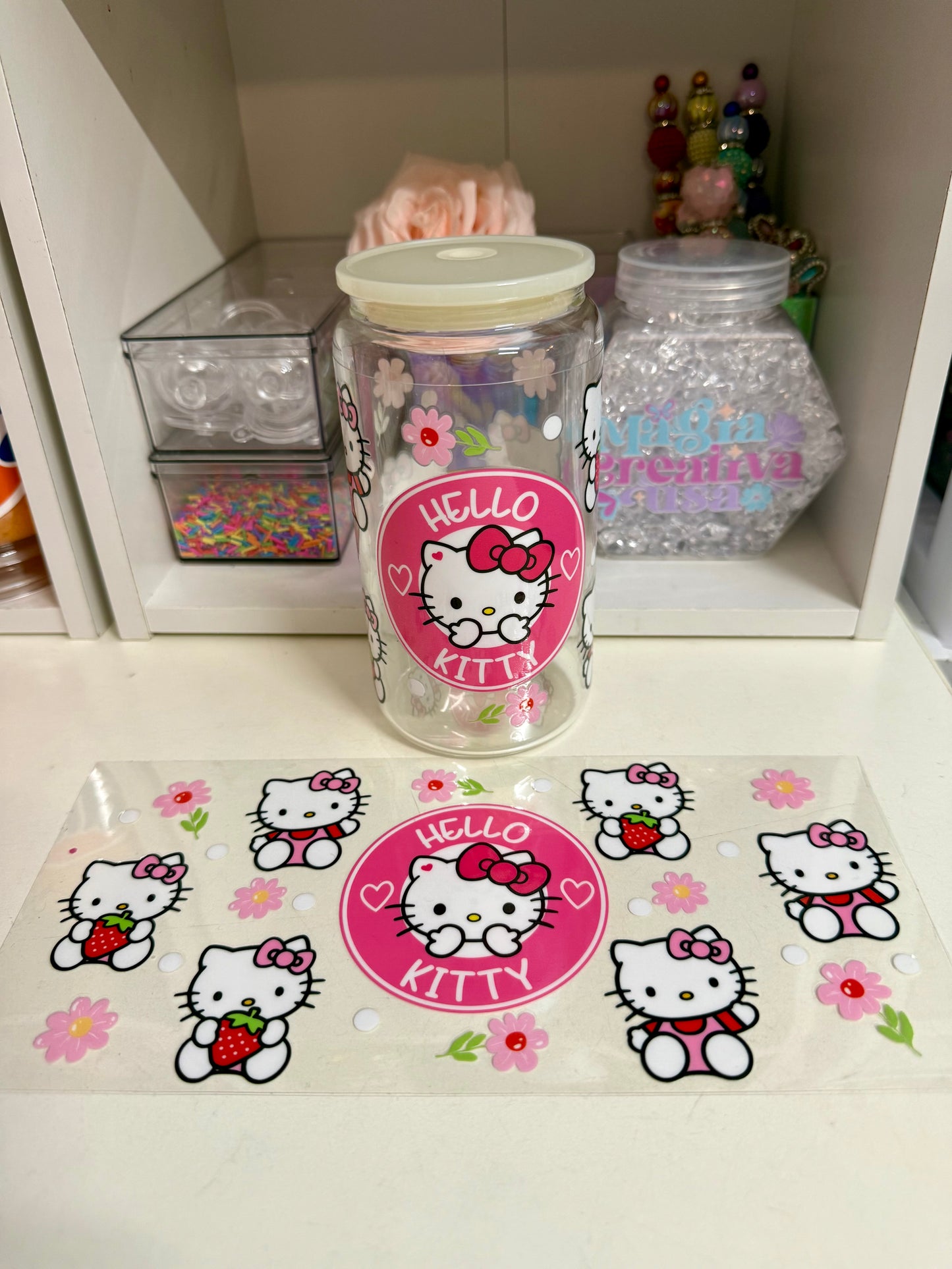 HK flowers uvdtf wrap