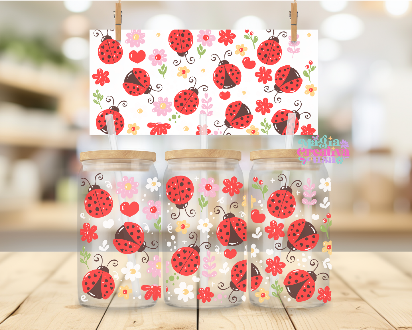 Ladybug uvdtf wrap