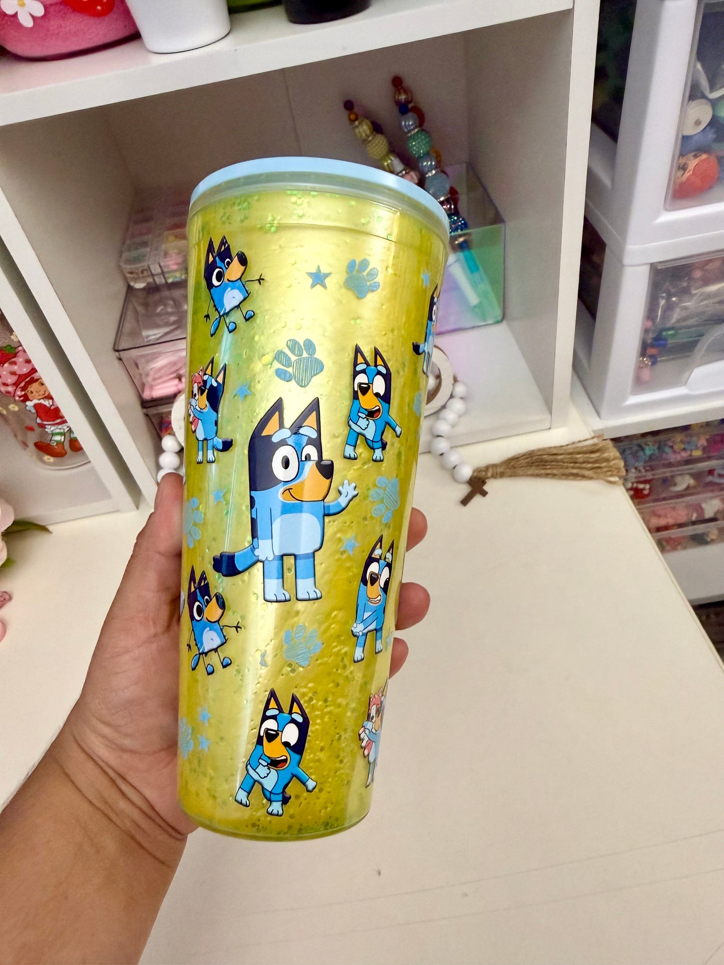 By 24oz snow globe tumbler