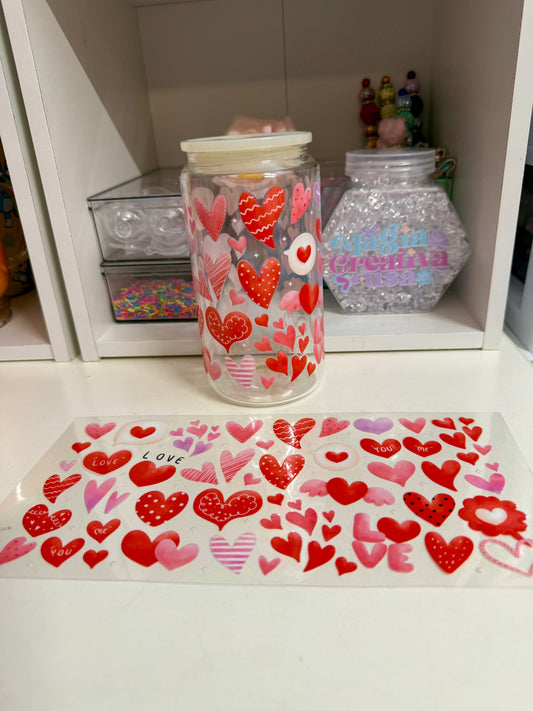 Love heart ❤️ uvdtf wrap