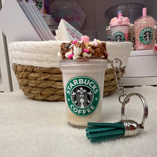 Capuchino Snow globe Keychain