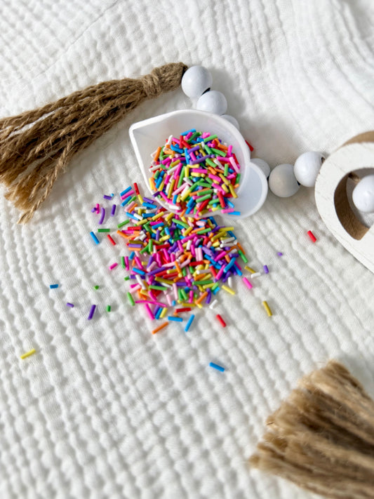 Polymer Clay colorful sparkles