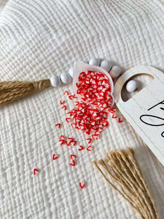 Polymer Clay slice of strawberry