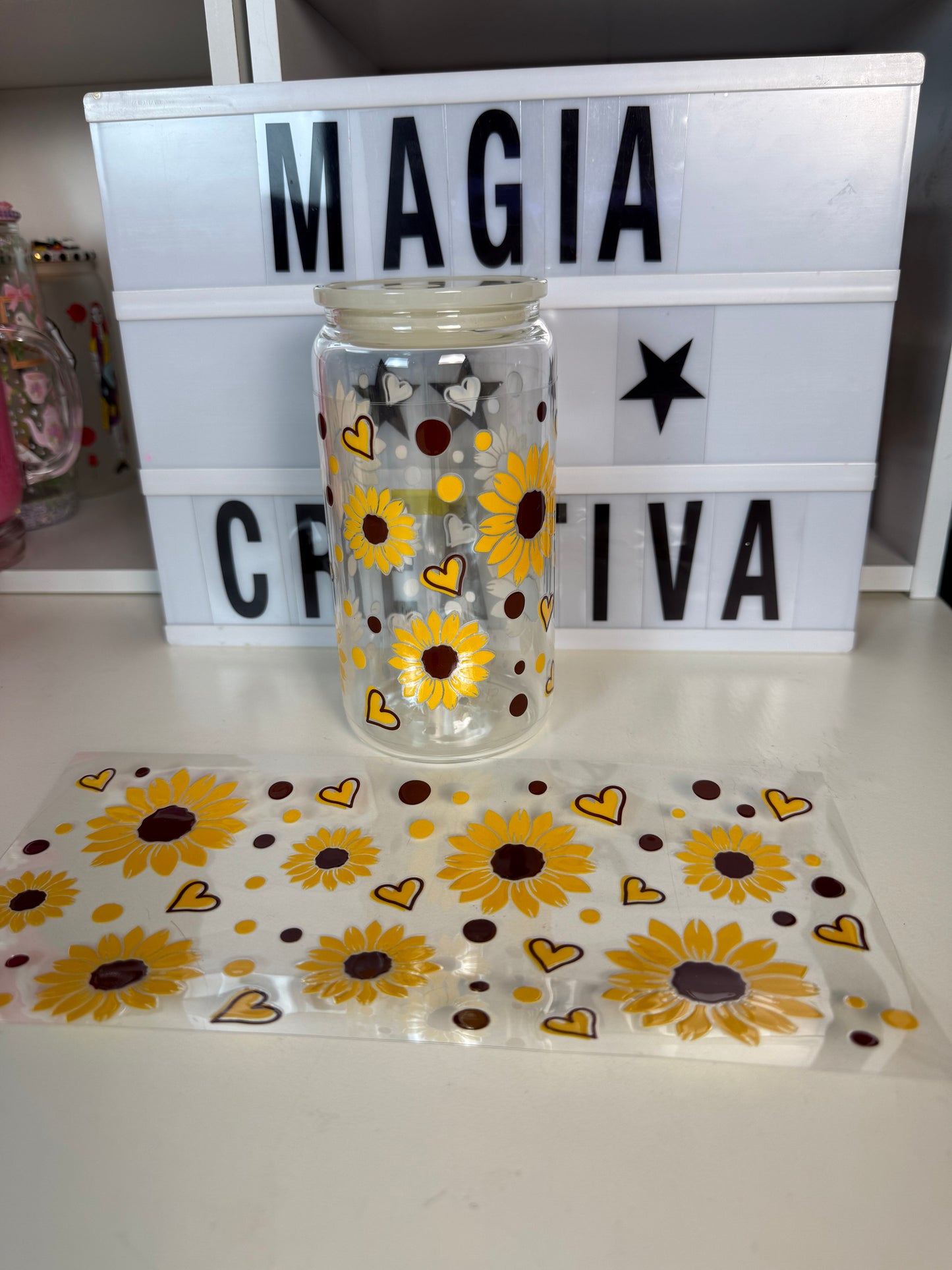 sunflower uvdtf wrap