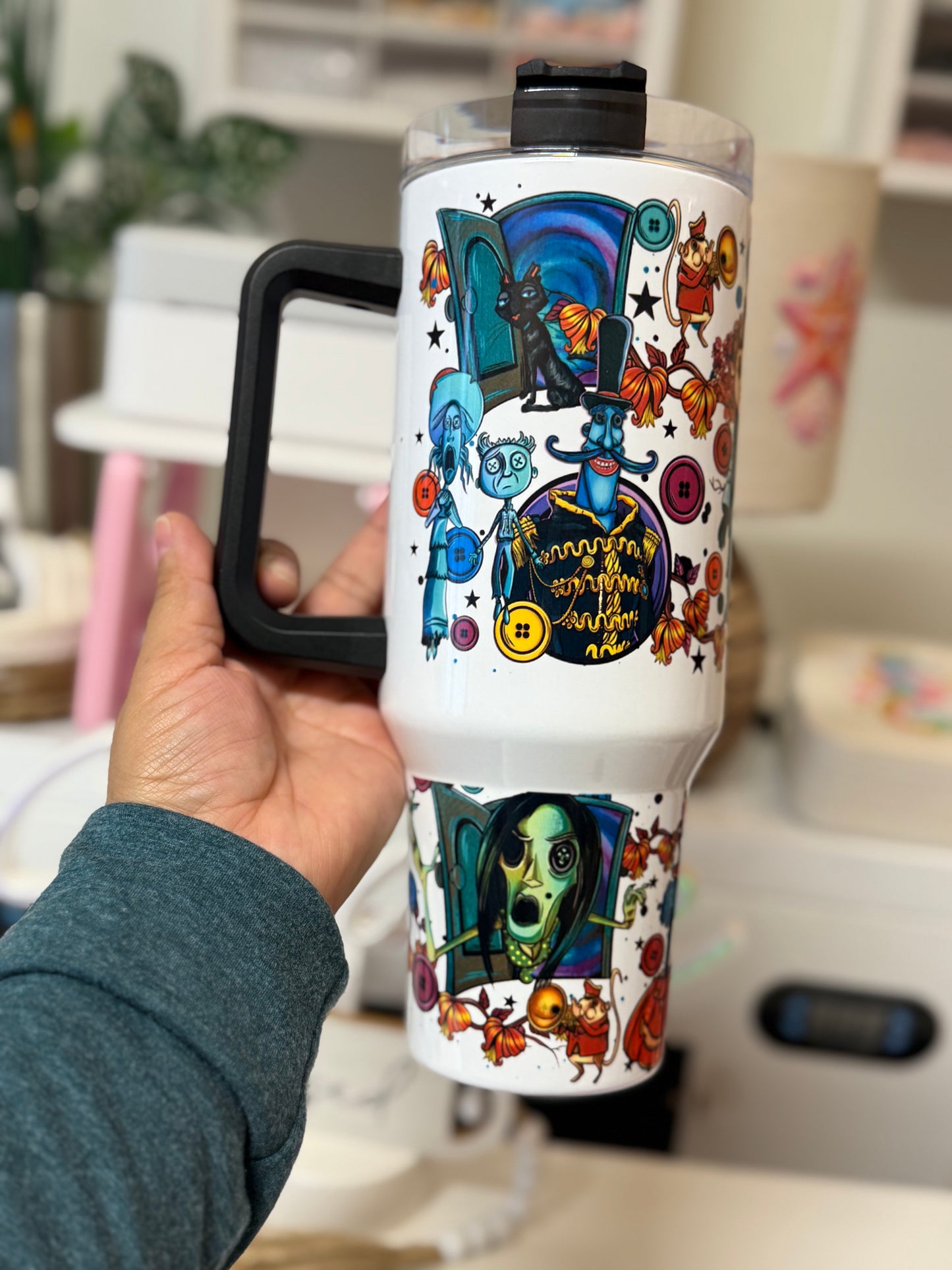 stainless steel Tumbler 40oz Coraline
