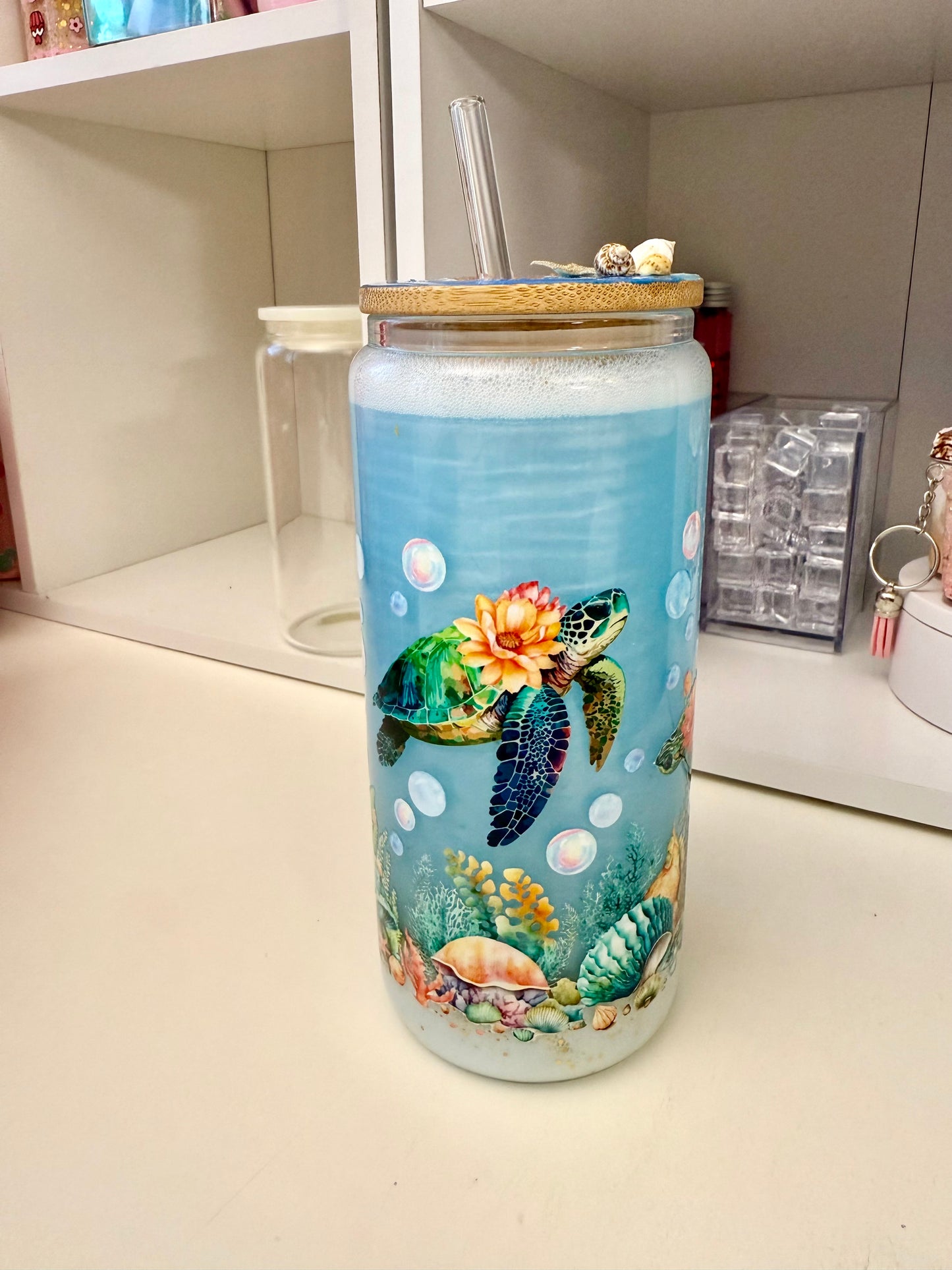 Tortles Snow globe tumbler