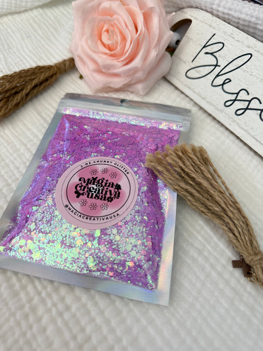 Lavanda 2oz glitter