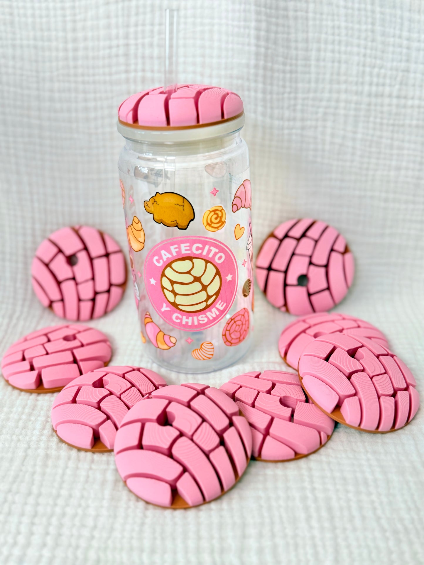 Conchitas 3D lid toppers