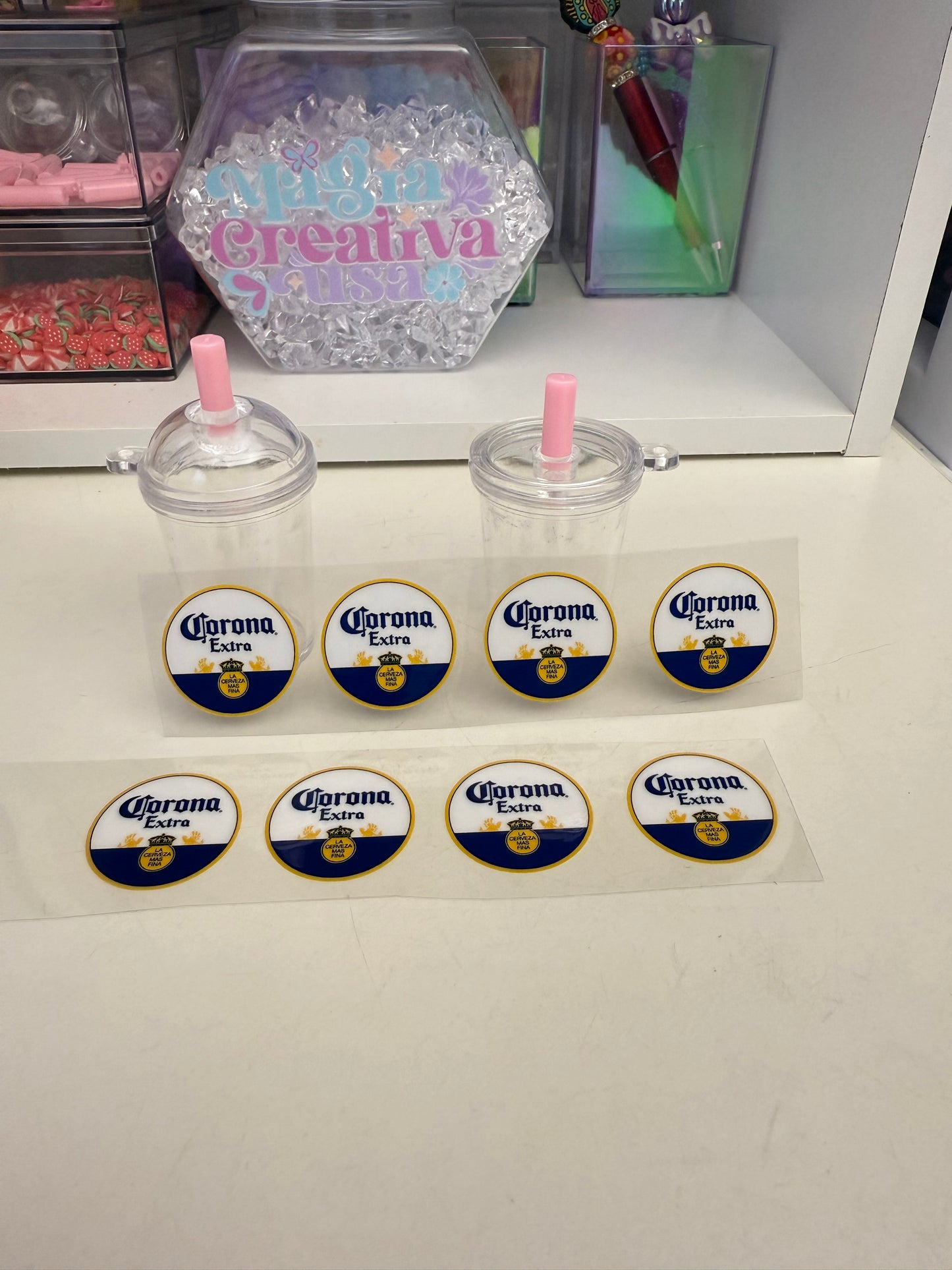 Set of 4  beer logos