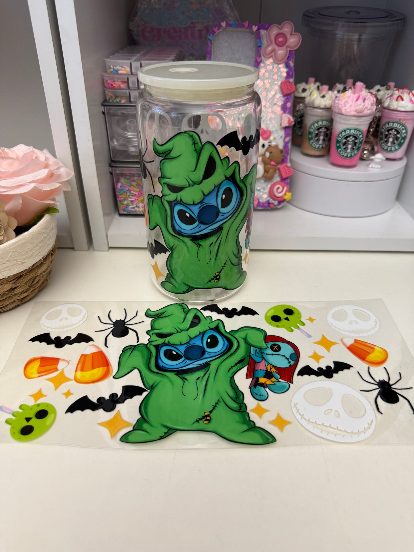 Green Monster uvdtf wrap