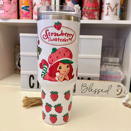 Strawberry C 40oz Tumbler