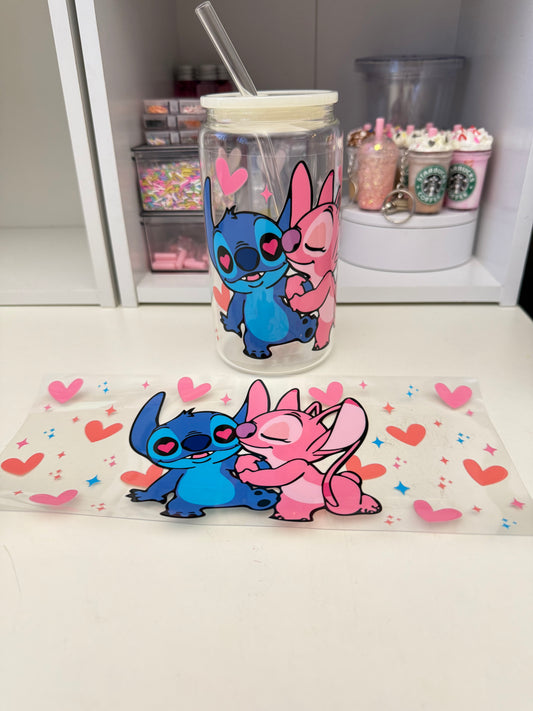 Pink&blue Stit.. uvdtf wrap