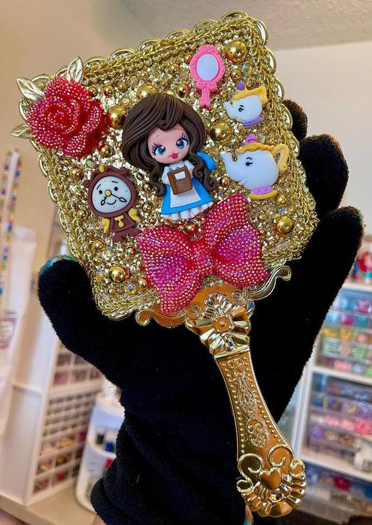 Beauty and the Beast Inspired Hair Brush