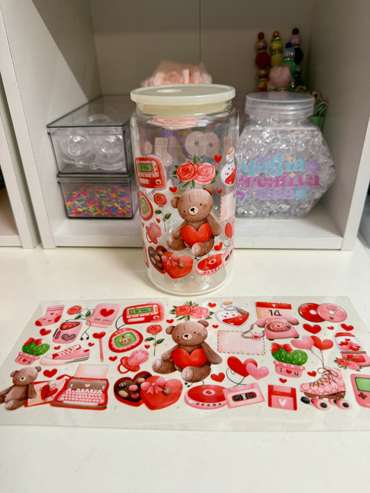 Bear & chocolate uvdtf wrap