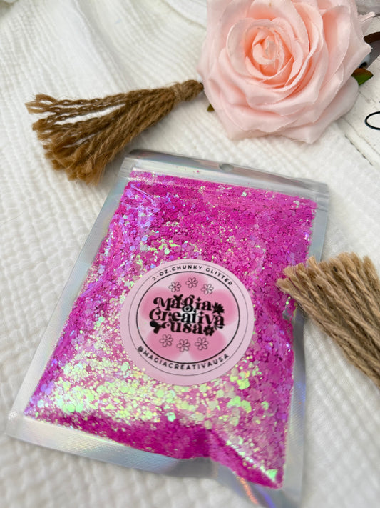 Magenta 2oz glitter