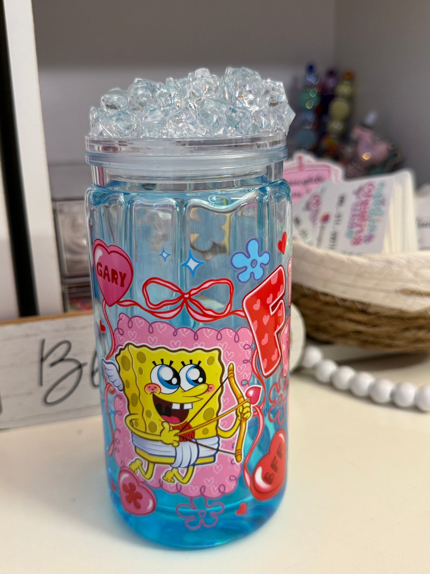 Spongeb Snow globe tumbler!