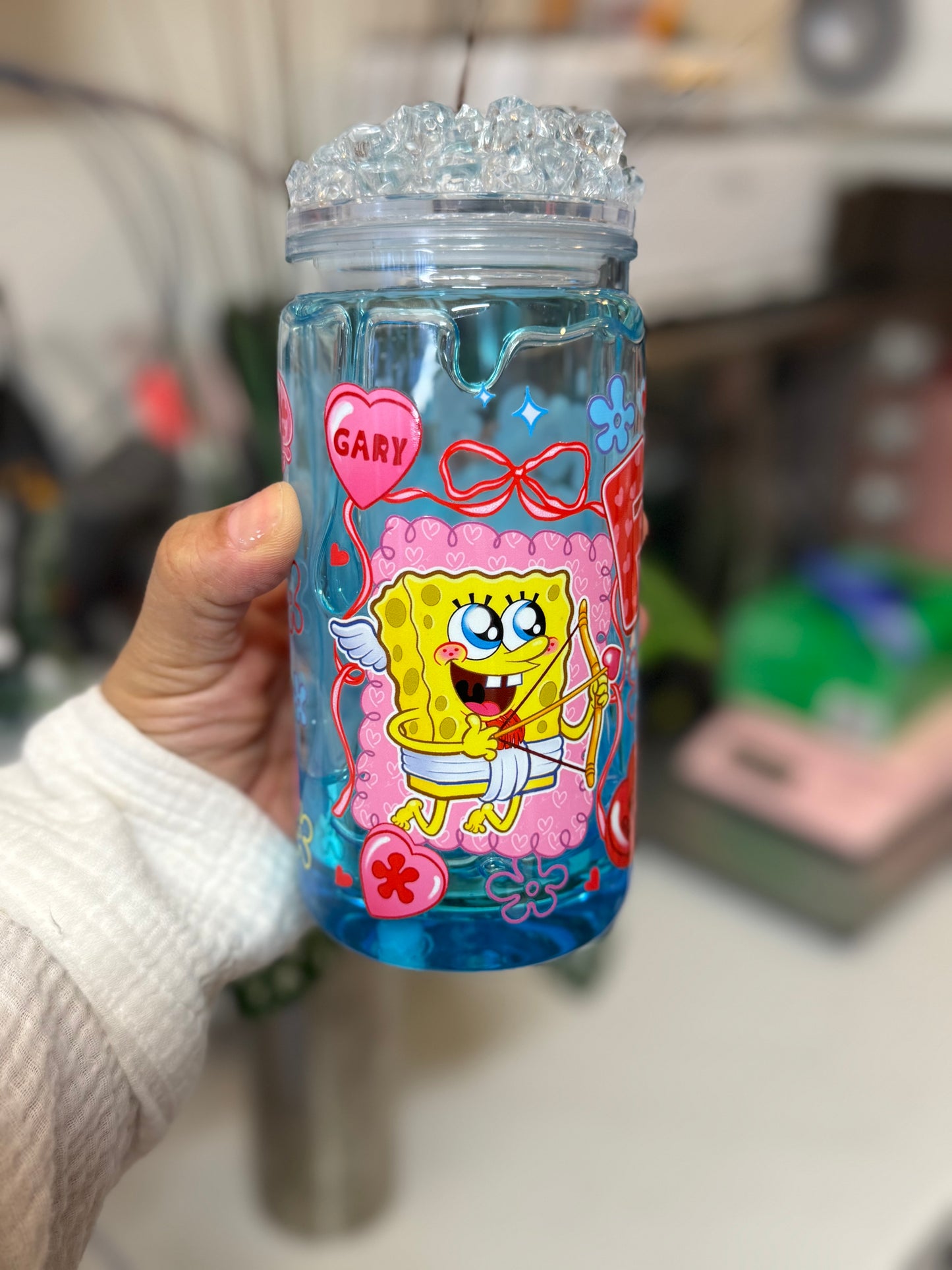 Spongeb Snow globe tumbler!