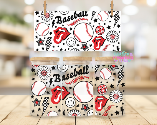 Baseball uvdtf wrap