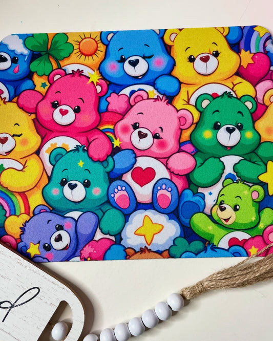 Colorful bears mouse pad