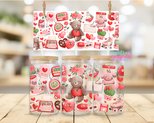 Bear & chocolate uvdtf wrap