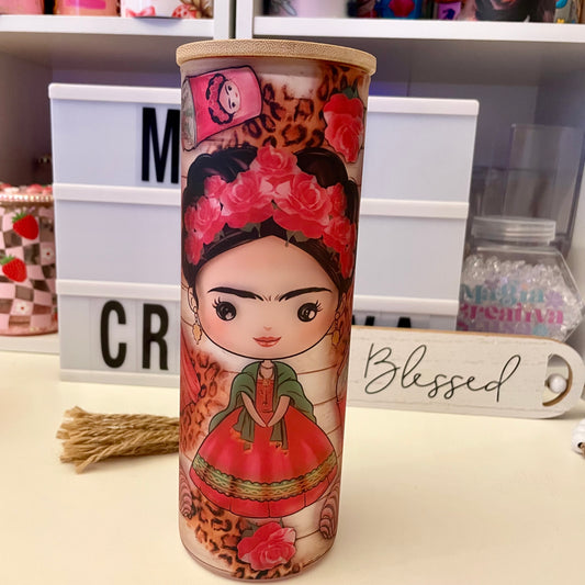 Frida y Cafecito 20oz glass can