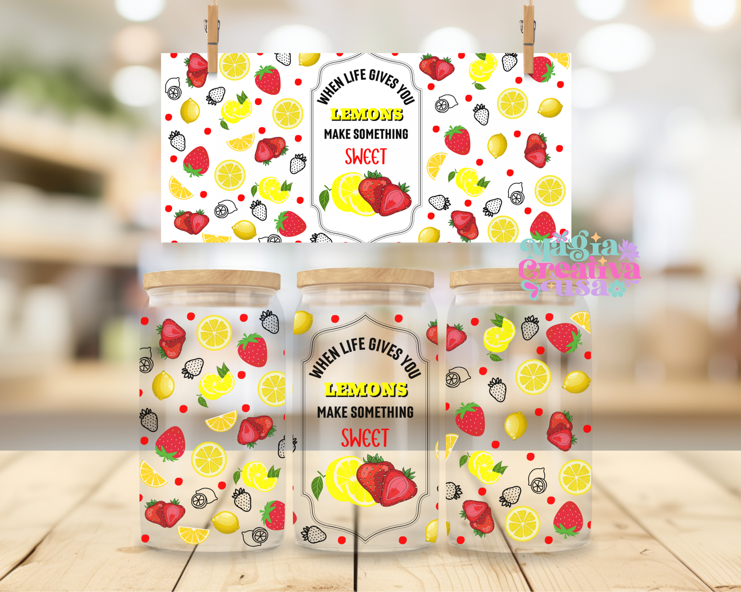 Limones sweet uvdtf wrap