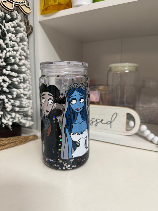 Lava efect Snow globe 16oz