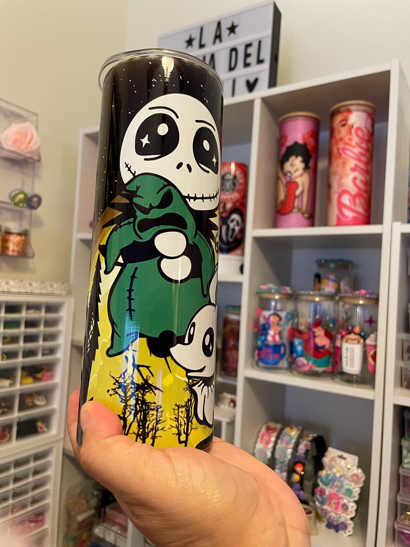 Jack and Sally Inspired 20oz Tumblers