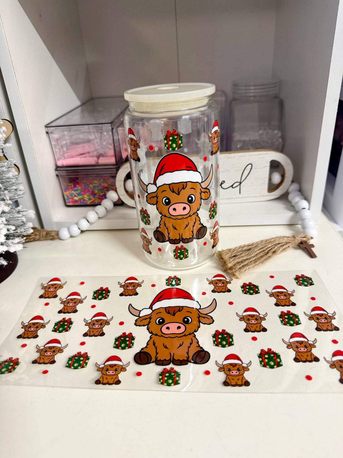 Christmas Caw uvdtf wrap