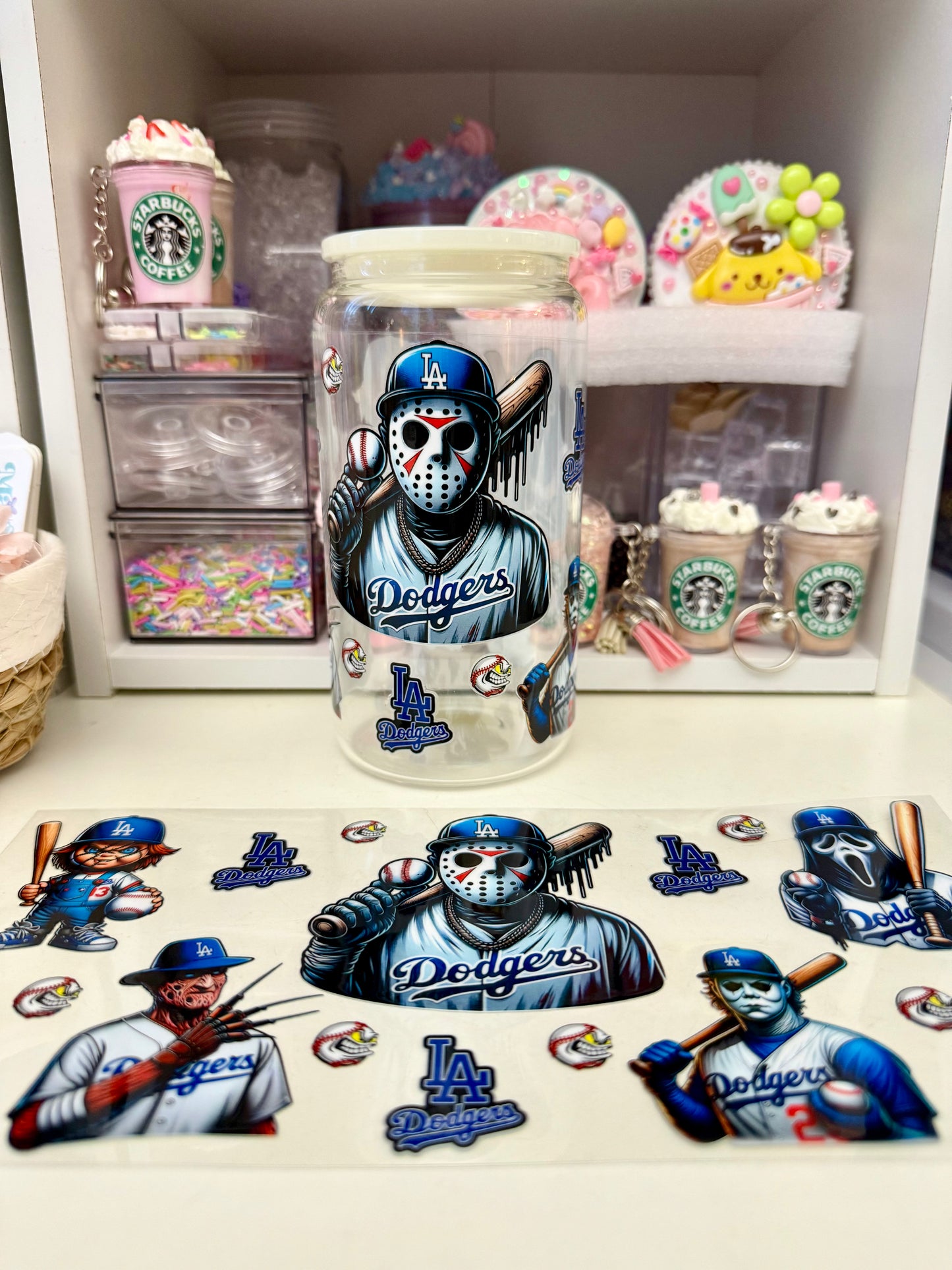 BaseBall Horror uvdtf wrap